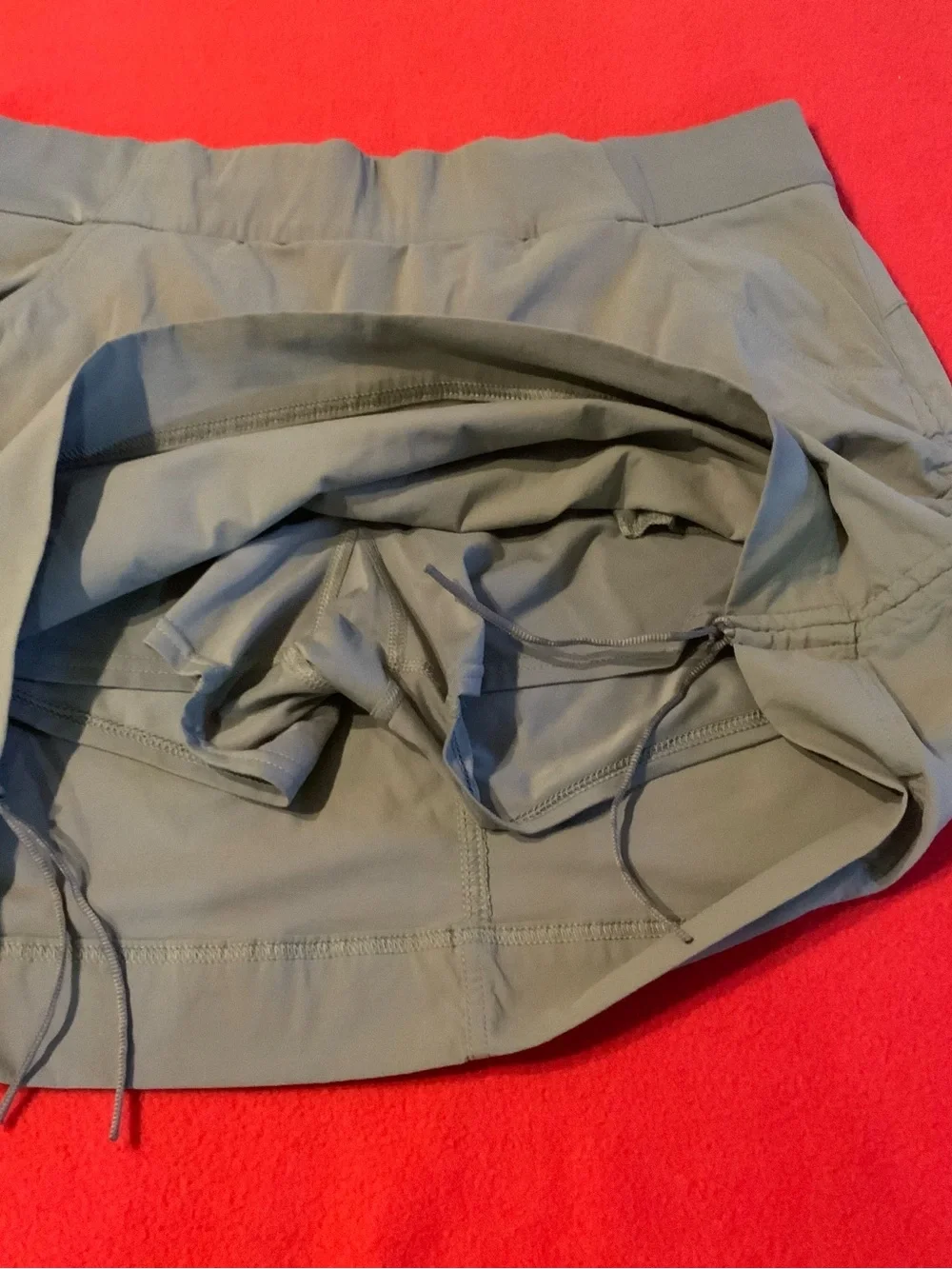 Columbia Omni-Shield Skort Women's Gray Stretch Hiking Walking Skirt - Size L